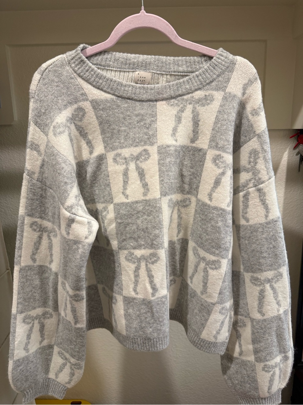 A New Day Bow Sweater NWT XL